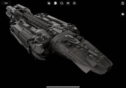 Battlestar Galactica Kobol Class Assault Ship