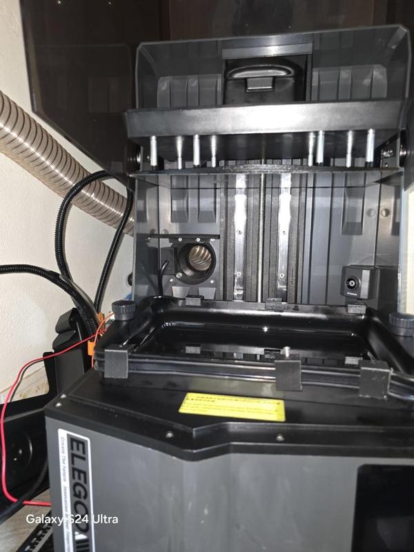 Elegoo Saturn 4 Ultra Vent and Power Inlet