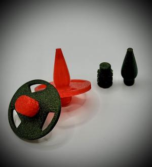 Small Spinning Top Fidget (easy print)