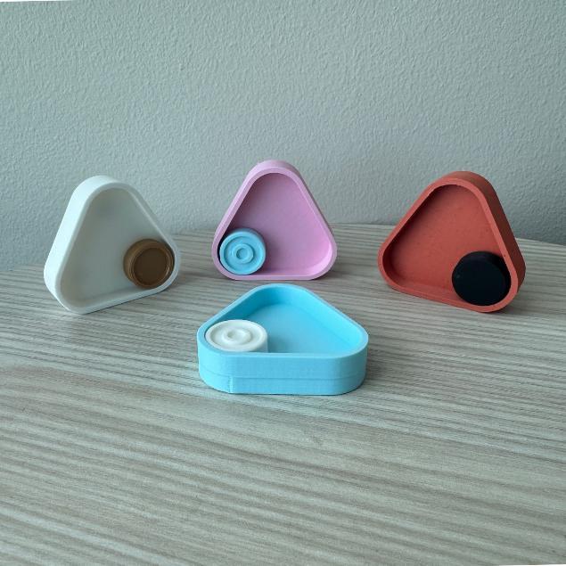 Fidget Slider Triangle, Magnetic Fidget Toy