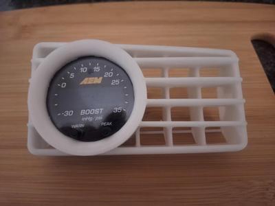 vw mk3 center vent gauge for aem 