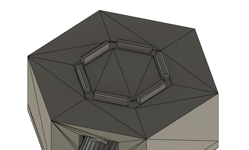 Gravitrax compatible insert for Pedestal for Gravitrax with passageway by Opa_Roland