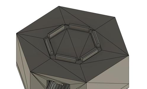 Gravitrax compatible insert for Pedestal for Gravitrax with passageway by Opa_Roland