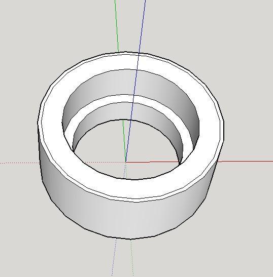 Adapter ring for reversing camera as pipe inspector
