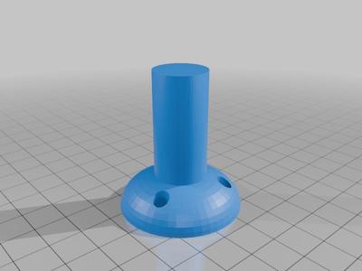 3/4 pvc mount with screwholes