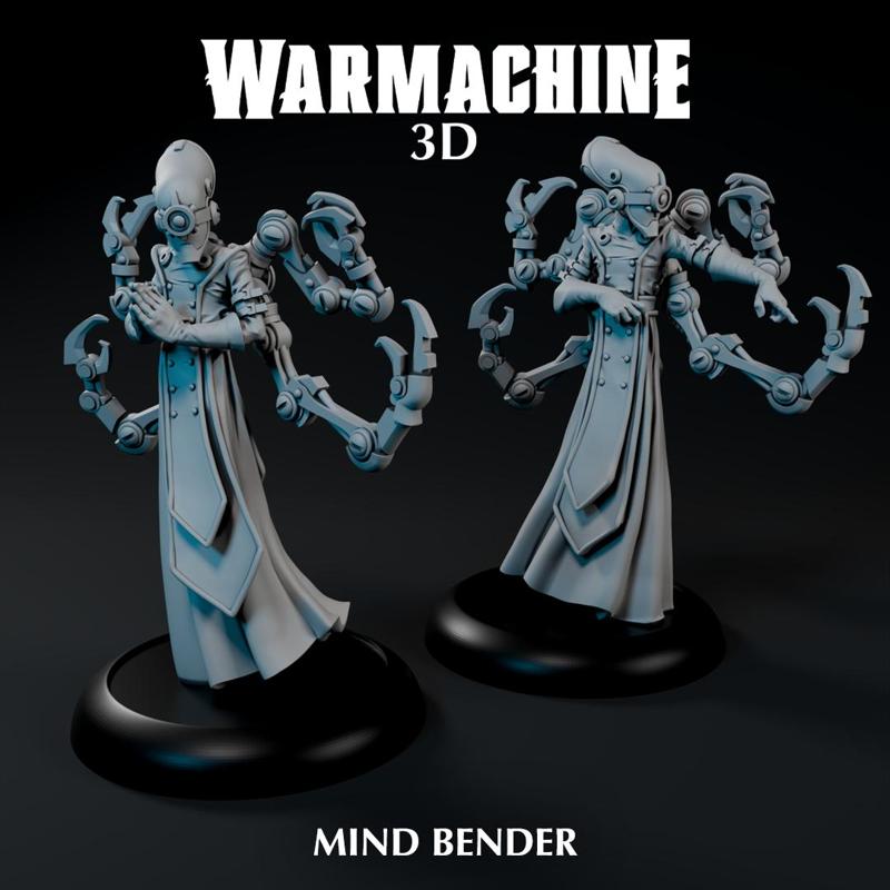 WARMACHINE 3D Dark Operations Mind Benders