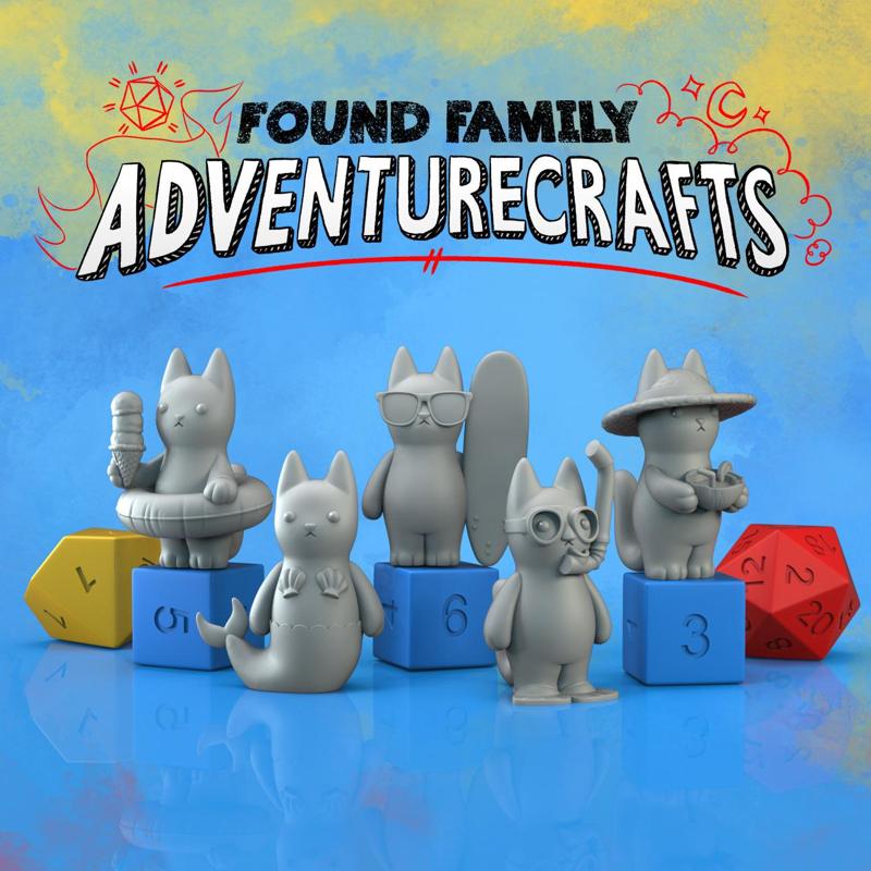 Peanut Cats - Tropical Edition! 5 Fun Summer Vacation Kitty Minis