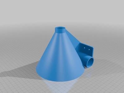 Small Dust Cyclone for 2-liter Bottle, 1.25" hose (plus bottle skeleton)