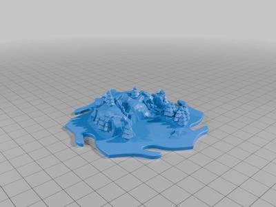 Catan Gold Mine (Fixed Mesh) Warcraft Inspired set