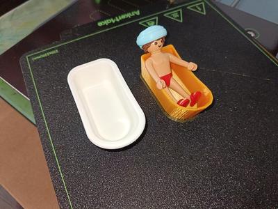 Badewanne für Playmobil Figuren / Bathtub for Playmobil figures