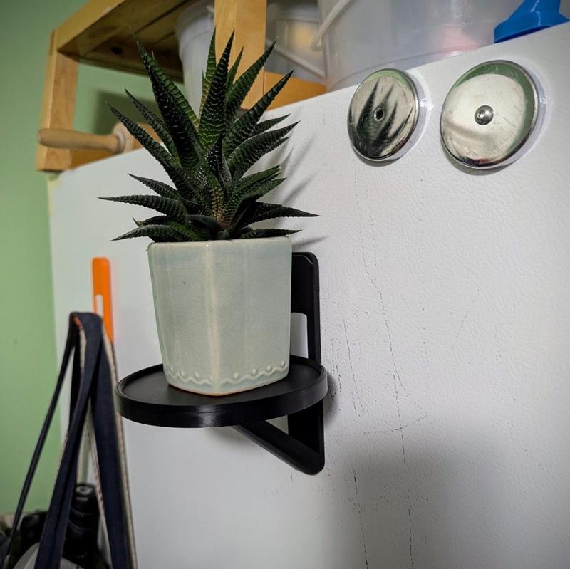 Command Strip Flower Pot Shelf
