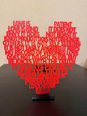 LOVE IS PATIENT HEART