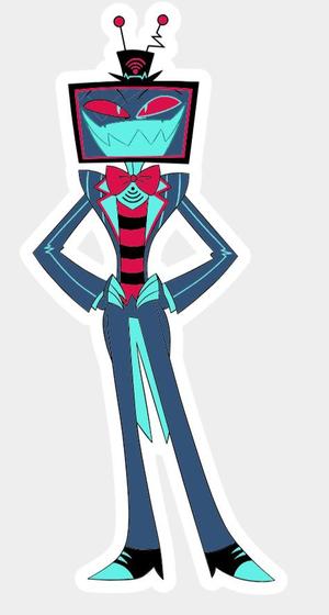 Fanart Suncatcher - Overlord Vox from Hazbin Hotel