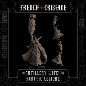 Trench Crusade - Artillery Witch - Heretic Legion