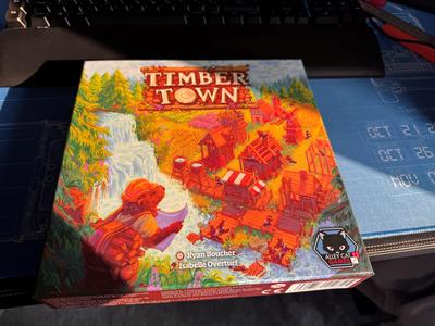 Timber Town board game insert