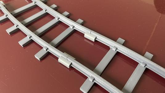 Rail coupling for 45mm rail parts