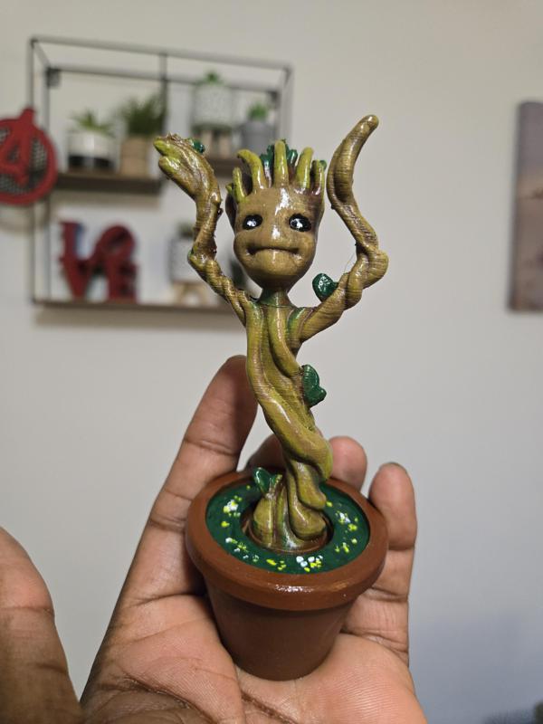Dancing Baby Groot from the MCU