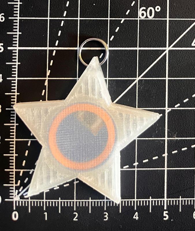 Star NFC fob keychain
