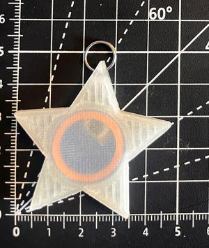 Star NFC fob keychain