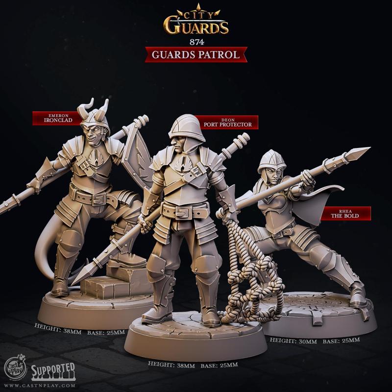 Guards Patrol (Pre-Supported) | Cast n Play
