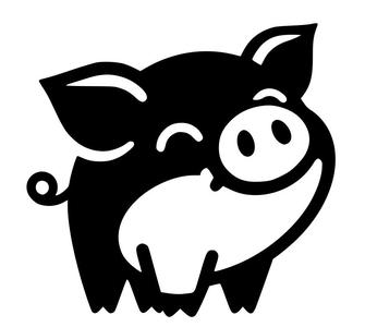 Happy piggy 2 (two colours)