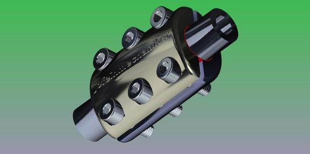 Reparatur-Dichtschelle DN15 - 21,3 mm ½" für Notreparatur bei Rohrbruch.