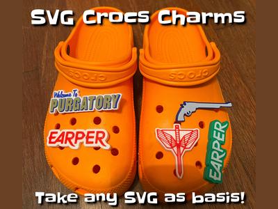 SVG Crocs charms / earper jibbitz