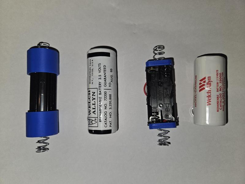 Welch Allyn 71052 & 70752 Handle Battery Adapters