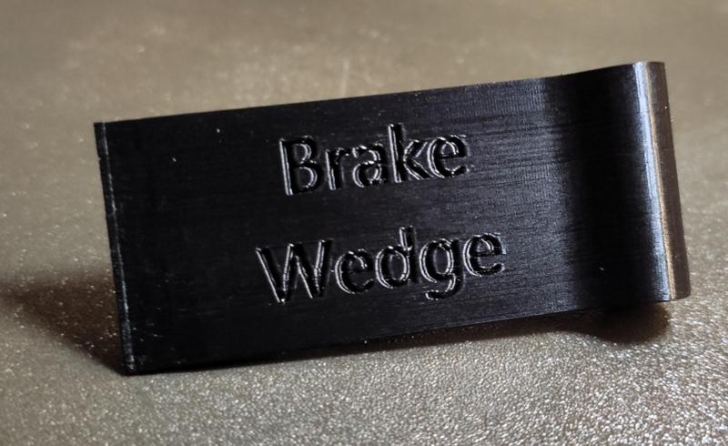 Brake-wedge for hydraulic bicycle brake