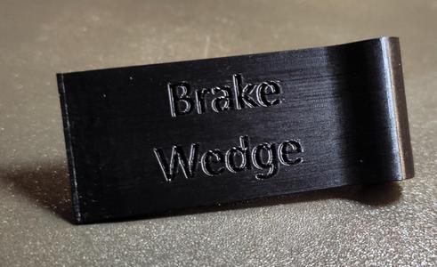 Brake-wedge for hydraulic bicycle brake