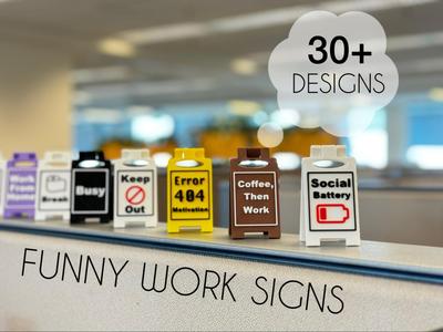 Funny work signs