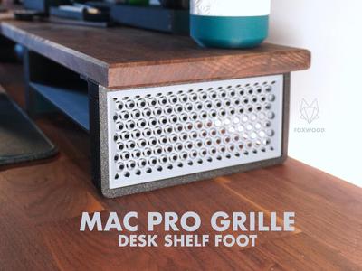Mac Pro Grille - Desk Shelf Foot By Foxwood