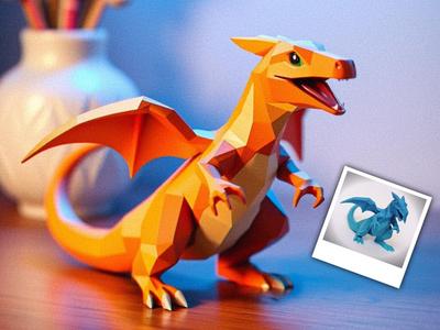 Mini Chardizard Figurine