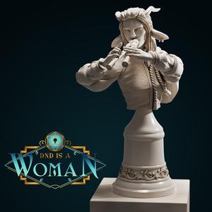 Satyr Bard - Talryn - Bust