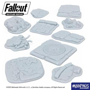 Fallout: Wasteland Warfare - Print at Home - Basing Greebles: Slabs & Stones