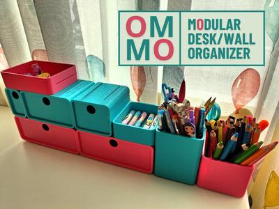 OMMO - Modular Desk/Wall Organizer