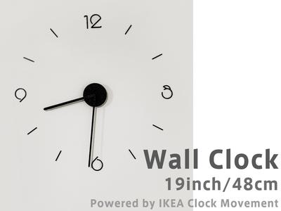 Minimalist Wall Clock - Powered by IKEA Clock