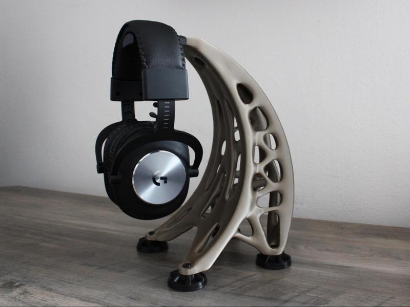 Industrial Headphone Stand - Topology Optimized