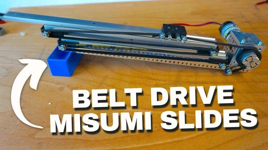 Misumi Linear Slide Insert for SAR: (Belt Drive) FTC Robotics   
