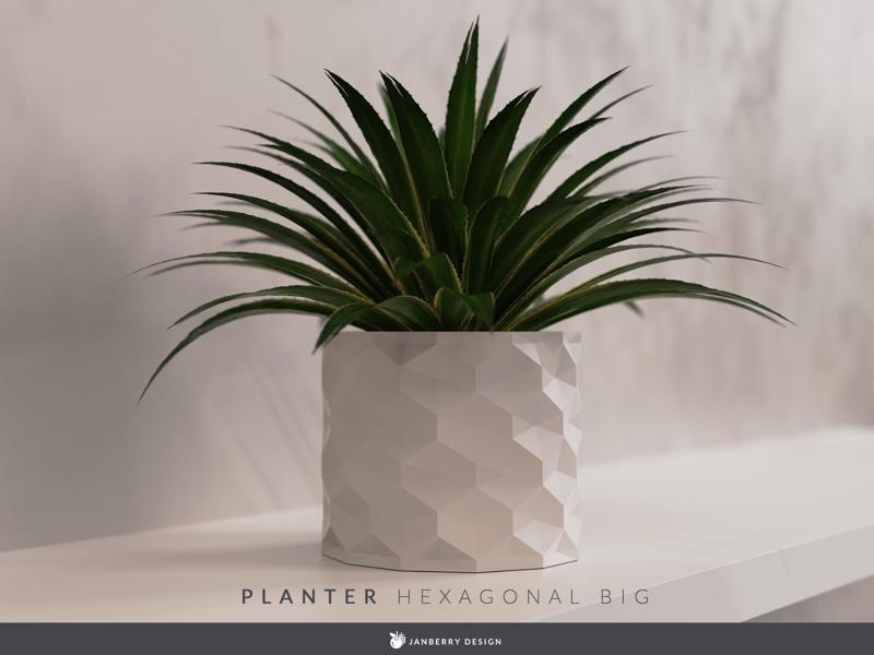 Planter - Hexagonal Big