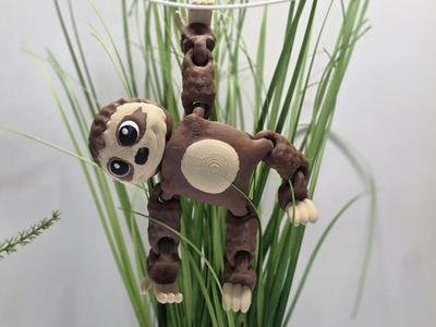 Articulated Hanging Sloth