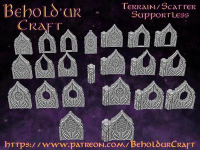 Crypt wall set