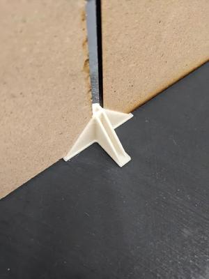 Support for mdf walls   