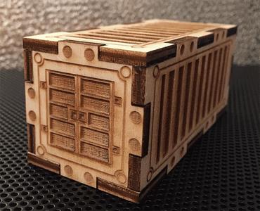 Laser Cut Container for Wargaming