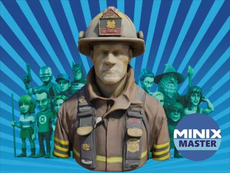 firefighter bust   