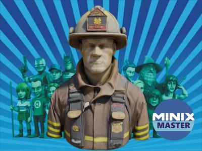 firefighter bust   