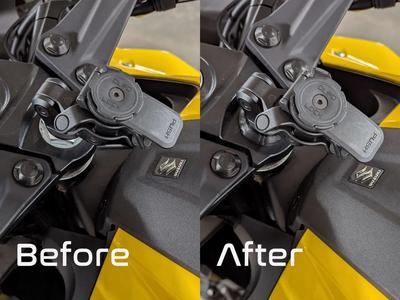 GSX-8R Fork Nut Cover for Quadlock   