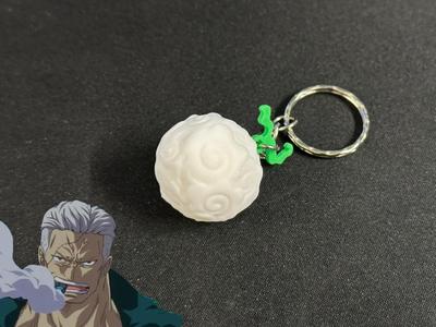 Moku Moku No Mi Keychain - One Piece devil fruit