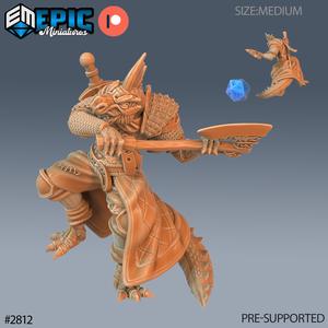 Lizardman Tribe Barbarian / Reptile Soldier / Draconic Lizardfolk / Dragonborn Warrior / Lizard / Dragon Army