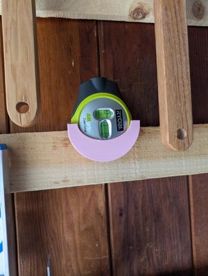 French cleat mount for Ryobi Airgrip laser level